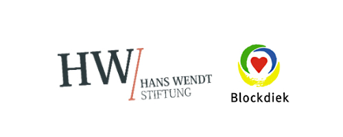 Logos der Hans Wendt Stiftung und Blockdiek